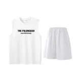 Комплект одежды (Белый топ + Белые штаны)