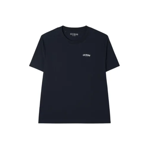 GUESS Мужская футболка темно-морского синего цвета