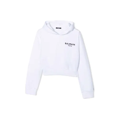BALMAIN Белый Kids Свитшоты