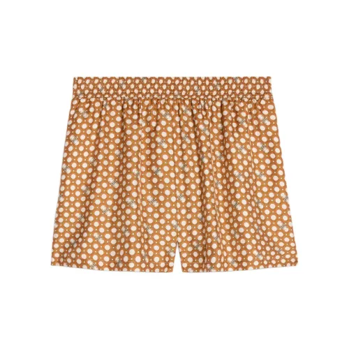 CELINE SS25 Повседневные шорты Женские Оранжевые