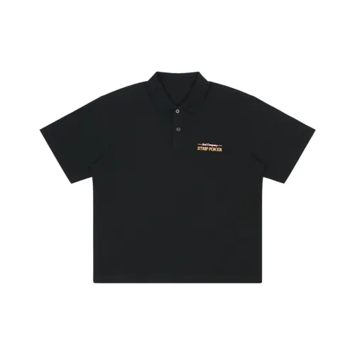 SOD Co. Черное унисекс-поло