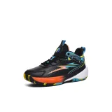 Чёрный и оранжевый красный