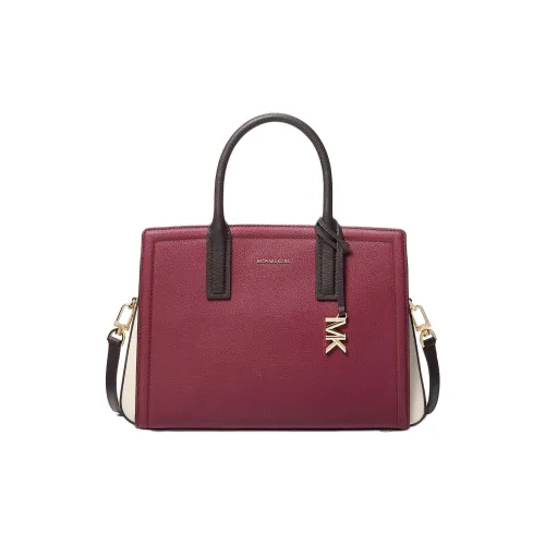 MICHAEL KORS Laila Личи Зернистая текстура Кожа Сумка-тоут Сумка для покупок Сумка через плечо Сумка среднего размера