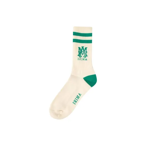 AMIRI 1 пачка Зеленые Мужские носки MID до икры