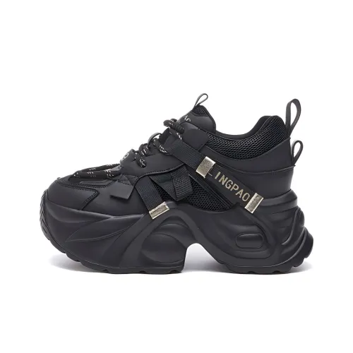 LINGPAO Легкий визуально увеличивает рост Низкий топ Тапочки Женские