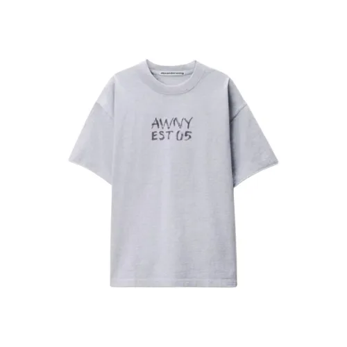 alexander wang Светло-пшеничный серый Унисекс Рубашка T