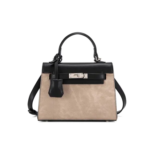 CLEVER KETCH ПУ (полиуретан) Сумка через плечо Сумка Обычная Женская Абрикос