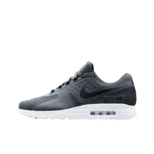 Nike Air Max ZERO Abrasion Resistant Низкие Беговые кроссовки Унисекс Серый