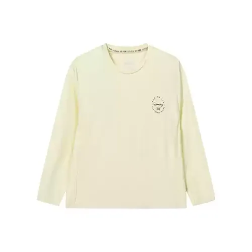 361° Желтая футболка с пудинговым цветом для женщин