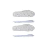 [2 упаковки Бело-Серый 1,5CM] Boost Мягкость и Упругость - Спортивная Амортизация Увеличение Высоты