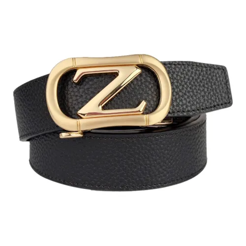 BANFU Ремни из натуральной коровьей кожи мужской черный ширина 3,5 см