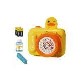 Желтая уточка Фототехника Машина для пузырей [Обычная версия с батарейкой] Пузырьки вода + 10 растворов для пузырей