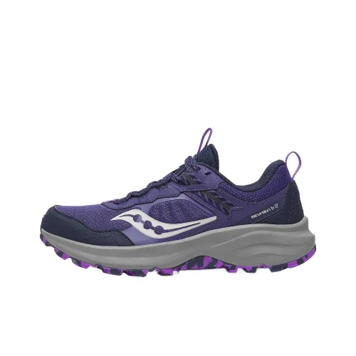 Saucony Excursion TR17 Амортизация Низкий Топ Походная обувь Женская Фиолетовая