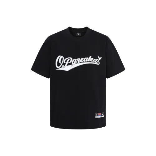 UPGREATED Четвертая годовщина Коллаборация Американский винтаж Уличный Баскетбол С принтом Короткий рукав Унисекс