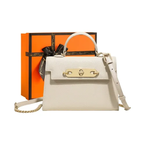 OUBOTE Сумка Kelly из коровьей кожи сумка через плечо сумка на одно плечо женская белая серая