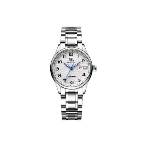 Шанхай Автоматический Механический Movement Женские National Watch 30MM Белый