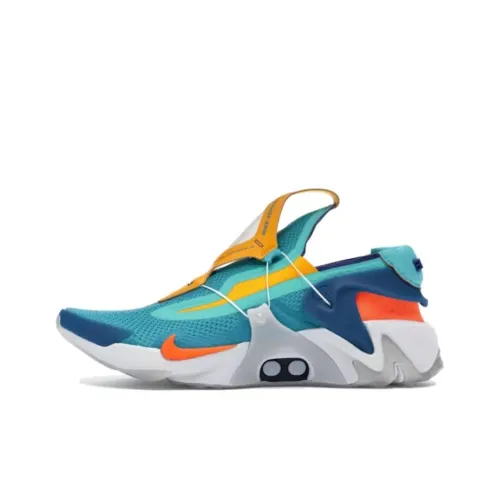Nike Adapt Huarache Устойчивые к истиранию низкие беговые кроссовки унисекс оранжевые зеленые