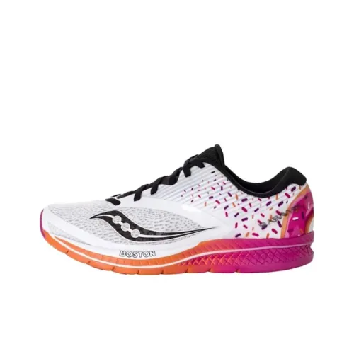 Saucony Kinvara 9 Устойчивые к истиранию Низкие Кроссовки для бега Повседневные Женские Белые