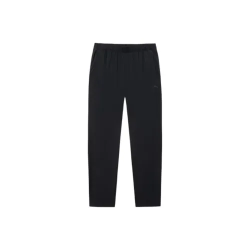 Anta ZONGXUNXILIE Черные Мужские Спортивные Брюки