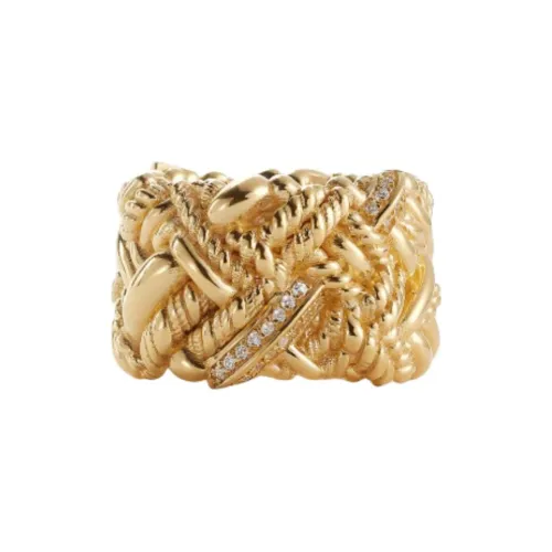 Bottega Veneta Серебряные Кольца Унисекс Золото