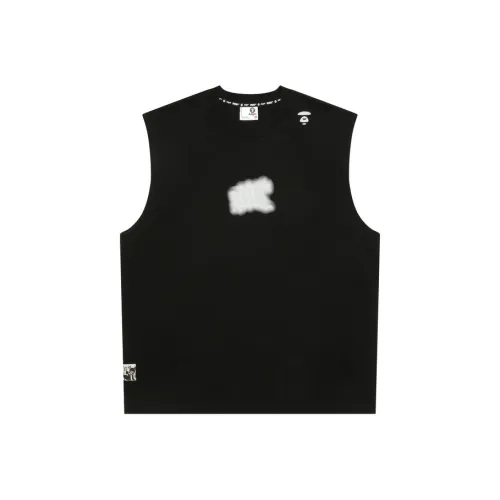 AAPE Черный BKX Мужские Майки