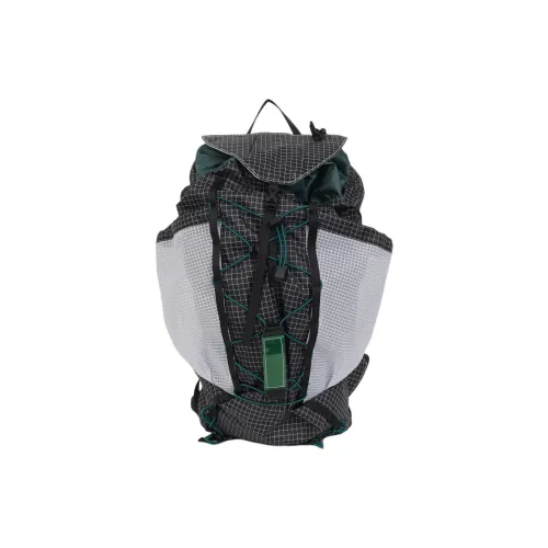 GOBLIN SHARKS 1759 Nylon Backpack Standard Unisex Green Black GOBLIN SHARKS 1759 Нейлоновый рюкзак стандартный унисекс зеленый черный