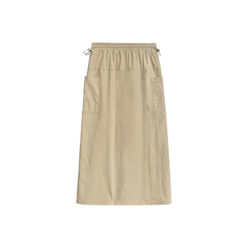 Lulupeach 2025 Лето Повседневный Длинный Юбка Свободный крой Женский