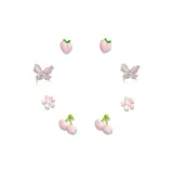 Серьги-гвоздики "Dreamy Butterfly" Комплект