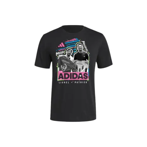 Adidas x Messi x Mahomes Джерси Swap T Рубашка Мужская Черная