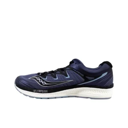 Saucony Triumph Victory Устойчивые к истиранию Низкие Беговые кроссовки Мужские Синие