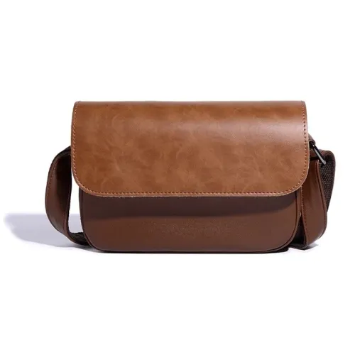 VIHUS ПУ (полиуретан) Сумка через плечо Унисекс Коричневый Черный