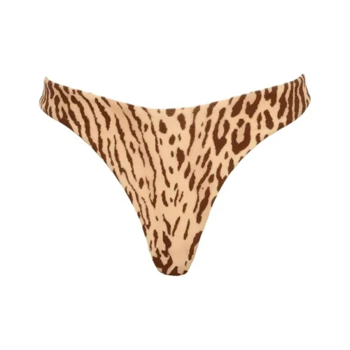 Zimmermann SS25 Плавательные шорты Женские Коричневые