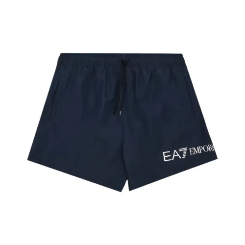 EMPORIO ARMANI EA7 Пляжные шорты Мужские Синие