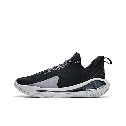 Under Armour Curry 12 Детские баскетбольные кроссовки Низкий топ Черный/Серый Школьный возраст