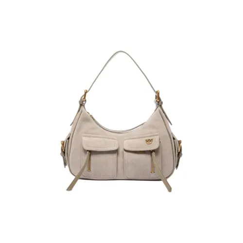 PINKO Коровья кожа Сумка Средний Женский Серый