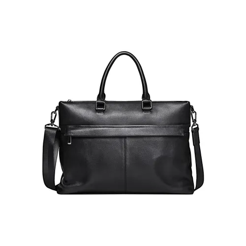 PESASRIE Доска Коровья Кожа Доска Сумка Мужская Черная