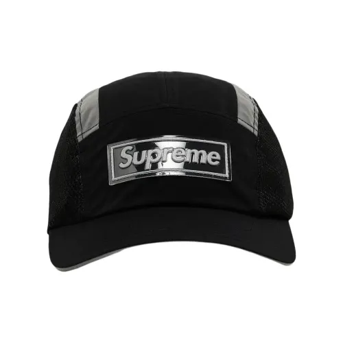 Supreme Полиэстер Смесь Кепки Унисекс Черный