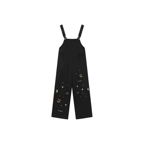 YICHEN Черные Женские Комбинезоны