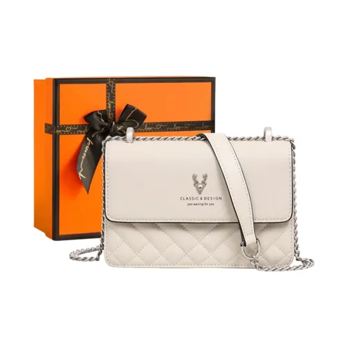 OUBOTE Сумка через плечо из синтетической кожи стандартная женская цвет экрю