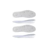 [2 упаковки Бело-Серый 3,5CM] Boost Мягкость и Упругость - Спортивная Амортизация Увеличение Высоты