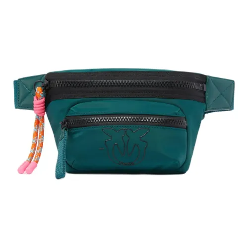 PINKO Нейлон Бананка Мини Унисекс Синий Зеленый