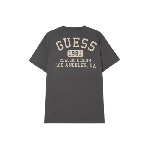 GUESS Темно-серые мужские футболки T
