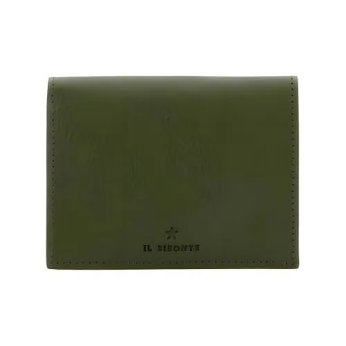 Il Bisonte Кожа Кошелек Мужской Зеленый