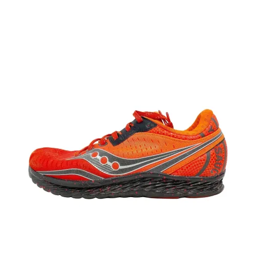 Saucony KINVARA 11 Устойчивый к истиранию Низкий Топ Повседневная Беговая Обувь Унисекс Оранжевый