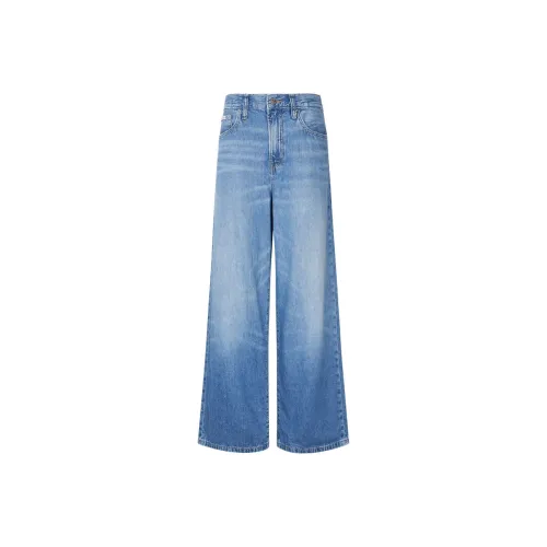 Calvin Klein 0LA Джинсовый светло-голубой Женские Джинсы