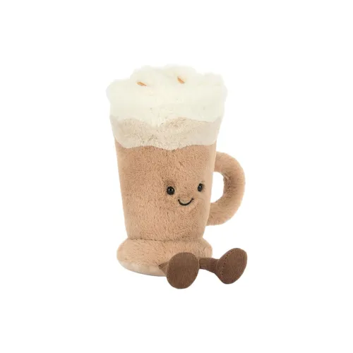 JELLYCAT Fun Food Collection Латте Куклы Плюшевая кукла Высота в сидячем положении 15 см