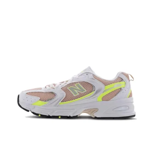 New Balance NB 530 Устойчивый к истиранию Низкий Топ Повседневная обувь Унисекс Белый