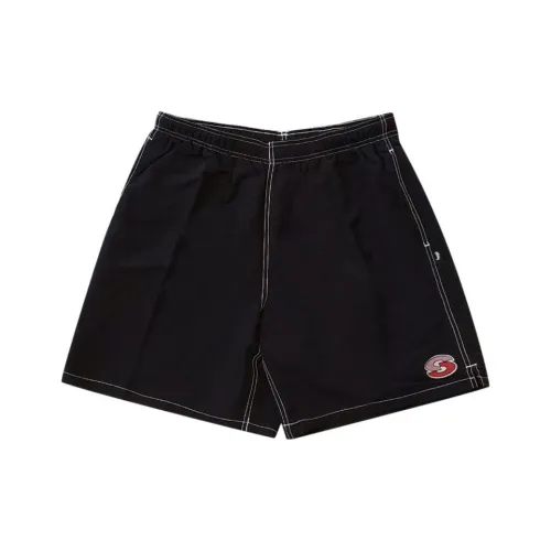 Stussy Повседневные шорты Мужские Черные