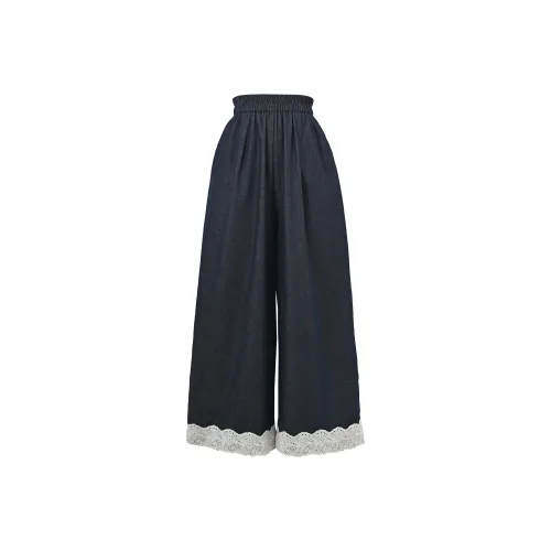 Snbl Темно-синие Женские Джинсы