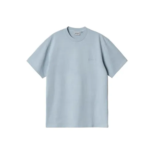 Carhartt WIP Blue Men's T-Shirts Кархартт WIP Синий Мужские Футболки